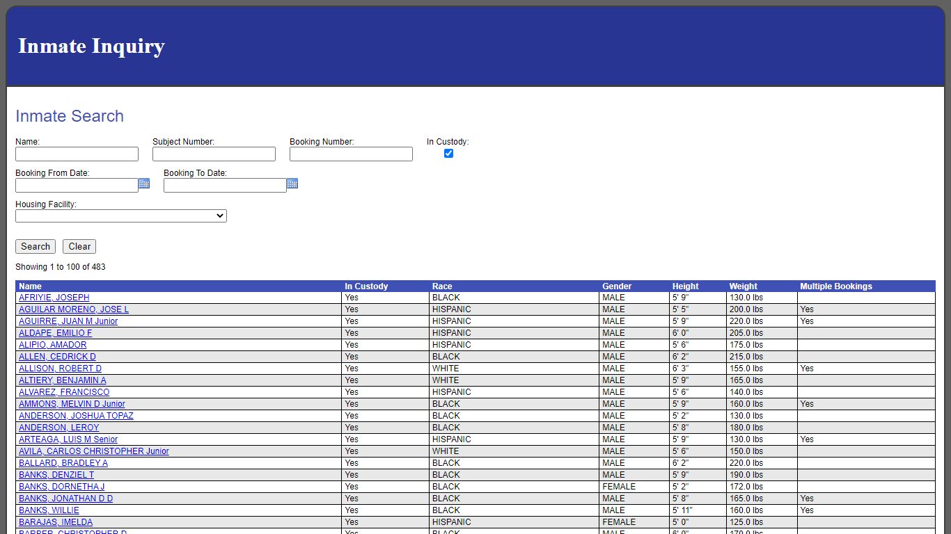 Inmate Search - inquiry.willcosheriff.org